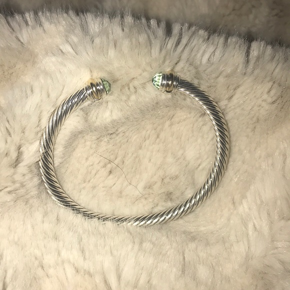 David Yurman Cable Classic with Prasiolite - Picture 2 of 6